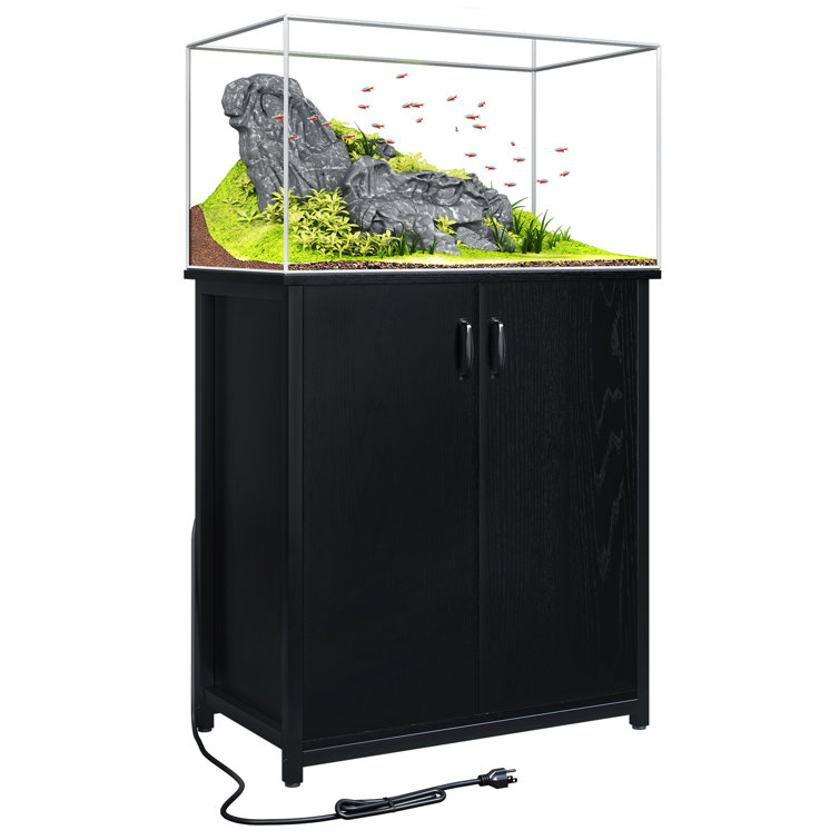 Tucker Murphy Pet 20 Gallon Aquarium Cabinet Stand With Charging